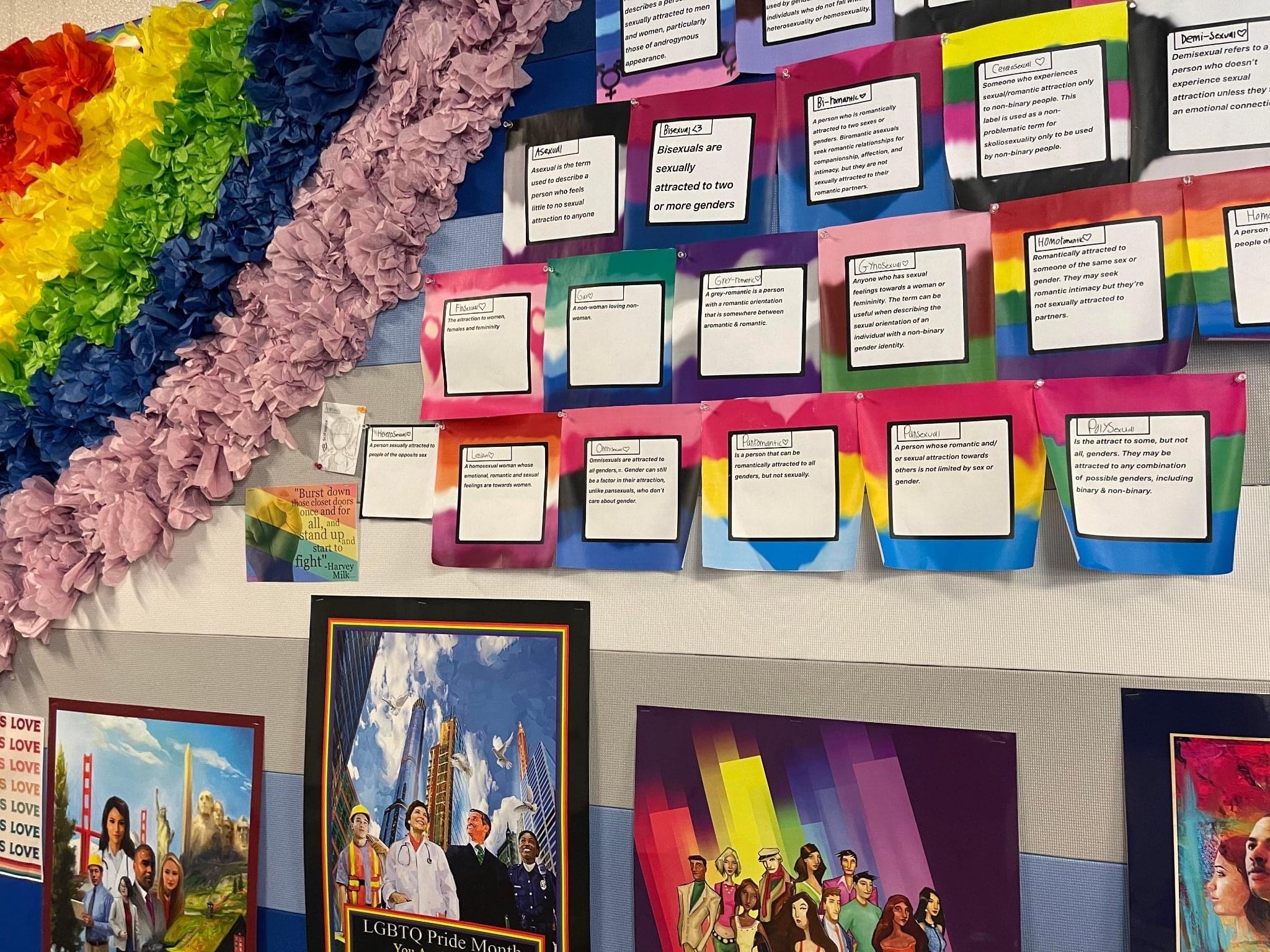 Hilliard City Schools Display Handmade Pride Decor Parents Defending